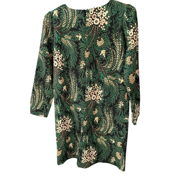 Isani for Target Long Sleeve Mini Floral Green and Black, Size S, Pre-Owned - Picture 5 of 10